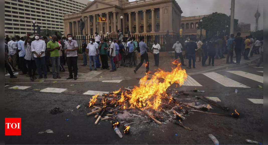 Sri Lanka live: Fuel stations put up 'No Petrol' posters