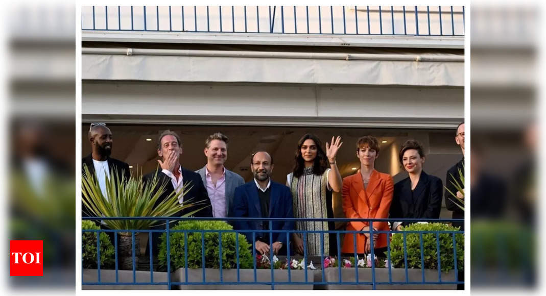 Deepika Padukone poses with Asghar Farhadi, Rebecca Hall and others as she attends the Cannes Film Festival jury dinner – See photos and video – Times of India