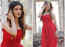 Varsha Pant looks beautiful as she poses in a red dress
