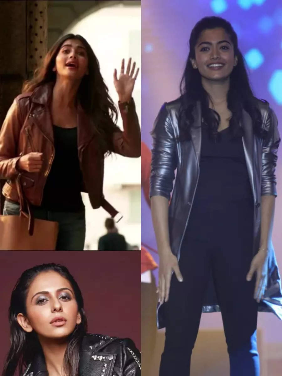 Telugu actresses who rocked in leather-based outfits