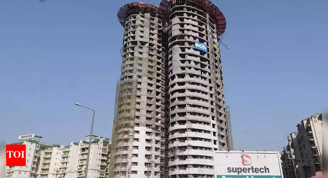 Supertech twin tower demolition: SC extends deadline to August 28 – Times of India