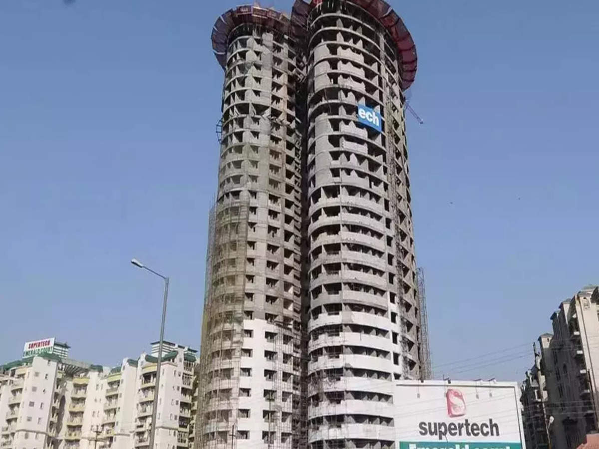 Supertech twin tower demolition: SC extends deadline to August 28 | India  Business News - Times of India