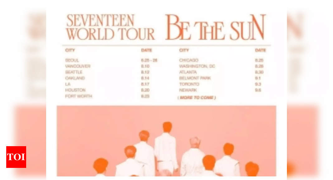 SEVENTEEN announce world tour 'Be The Sun' Kpop Movie News Times