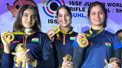 India's women pistol shooters make it five out of five wins at Suhl Junior World Cup