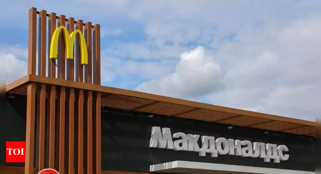 mcdonald s:  Russians line up for final Big Mac ahead of McDonald’s exit – Times of India