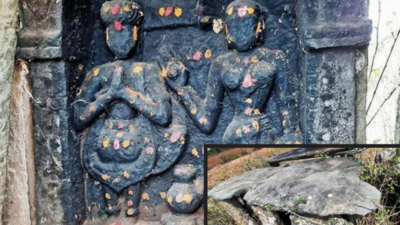 Chikkamagaluru: 500-year-old sculpture found inside 3,000-year-old Stone Age structure