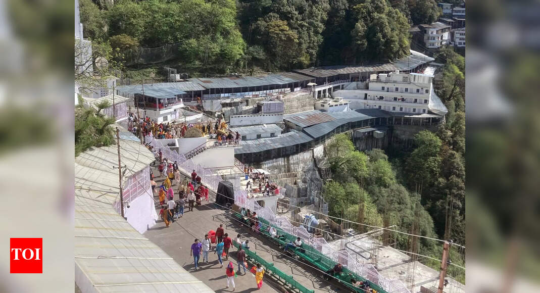 Vaishno Devi Forest fire, shooting stones Battery car services for