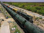 These images show how the water train quench thirst of Rajasthan's Pali district