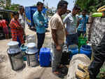 These images show how the water train quench thirst of Rajasthan's Pali district