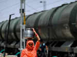 These images show how the water train quench thirst of Rajasthan's Pali district