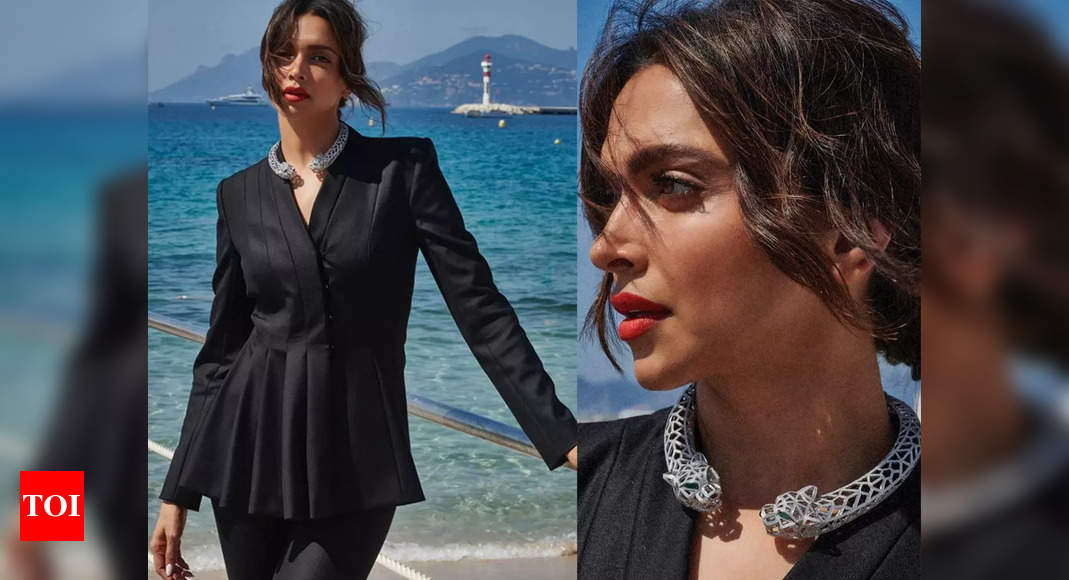 Cannes 2022: Deepika Padukone gives a lesson in power dressing with her all-black suit – Times of India