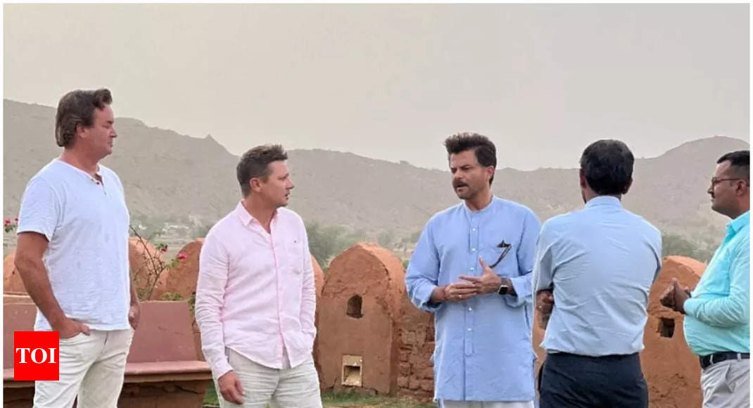 Anil Kapoor shoots with Jeremy Renner in Rajasthan for a web show