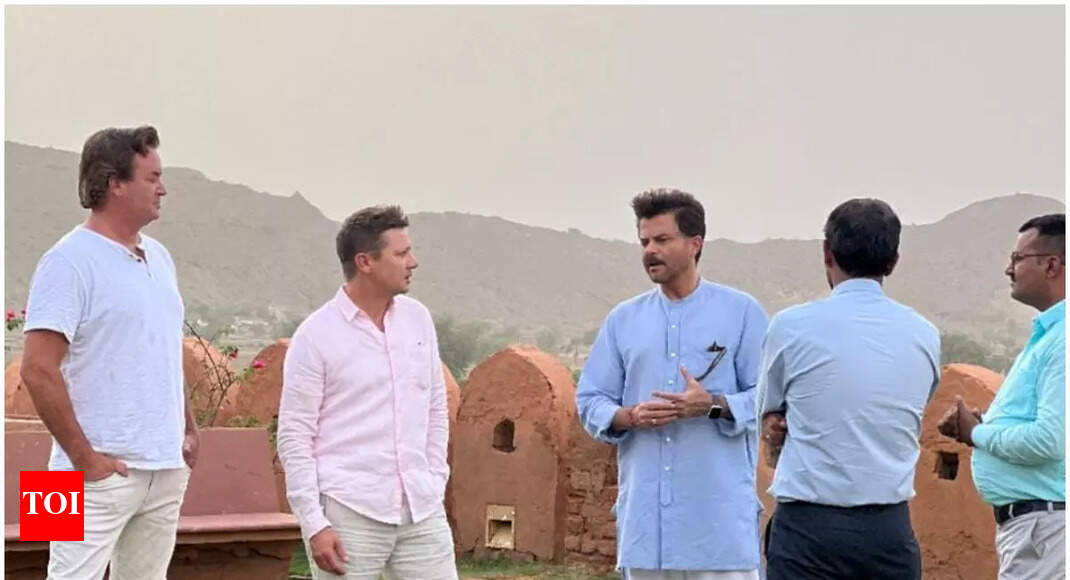 Anil Kapoor shoots with Jeremy Renner in Rajasthan for a web show – Times of India