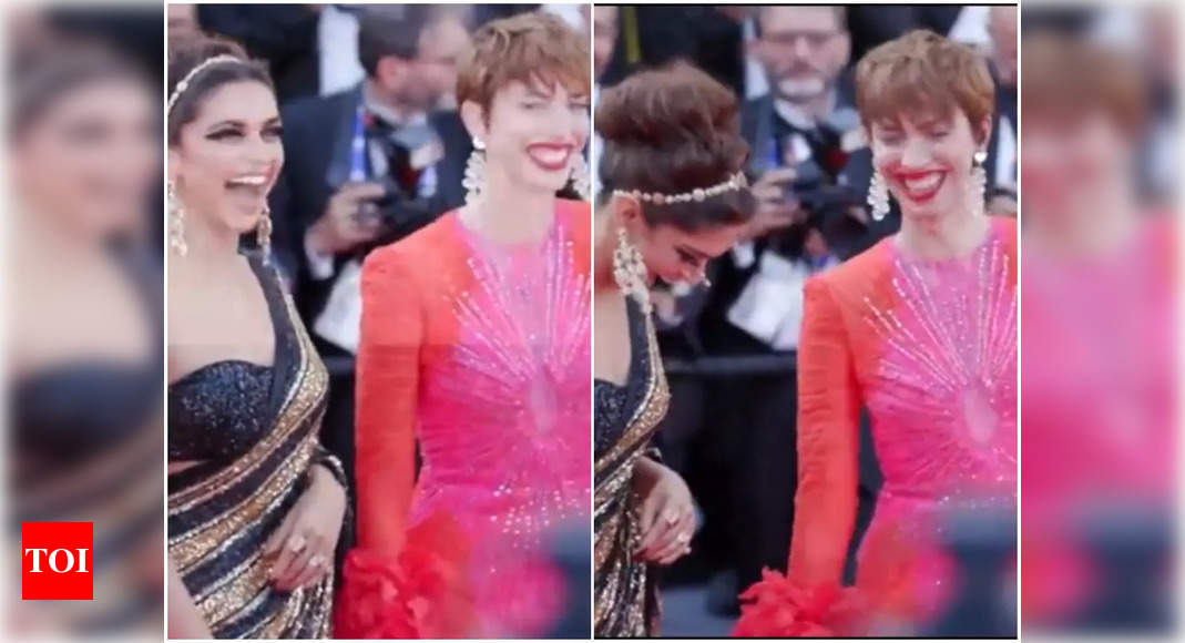 Deepika Padukone and Rebecca Hall share happy moments on the red carpet of Cannes; Fans say, they remind of ‘Naina and Aditi’ from ‘Yeh Jawaani Hai Deewani’ – Times of India