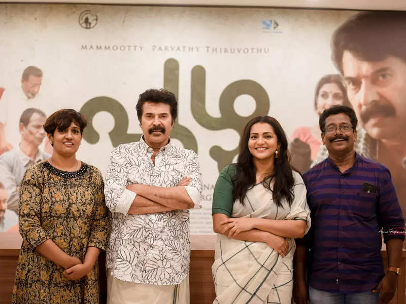 Mammootty shares glimpses of the success celebration of his latest release ‘Puzhu’