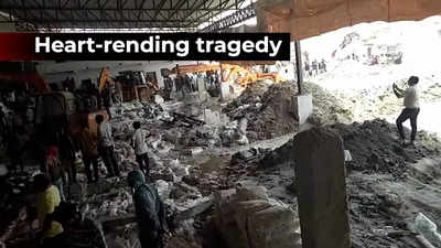 Gujarat: Wall of salt factory collapses in Halvad GIDC, 12 die