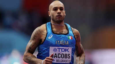 Olympic champion Lamont Marcel Jacobs wins on return to 100 metres ...