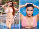 Photos: Sushma Adhikari shows her curves in a pink bikini