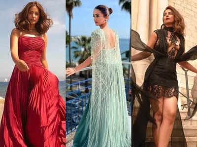 Hina Khan and Helly Shah sizzle at Cannes 2022