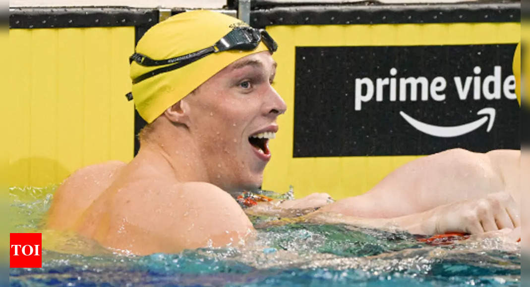 Australia’s Stubblety-Cook smashes 200m breaststroke world record | More sports News – Times of India