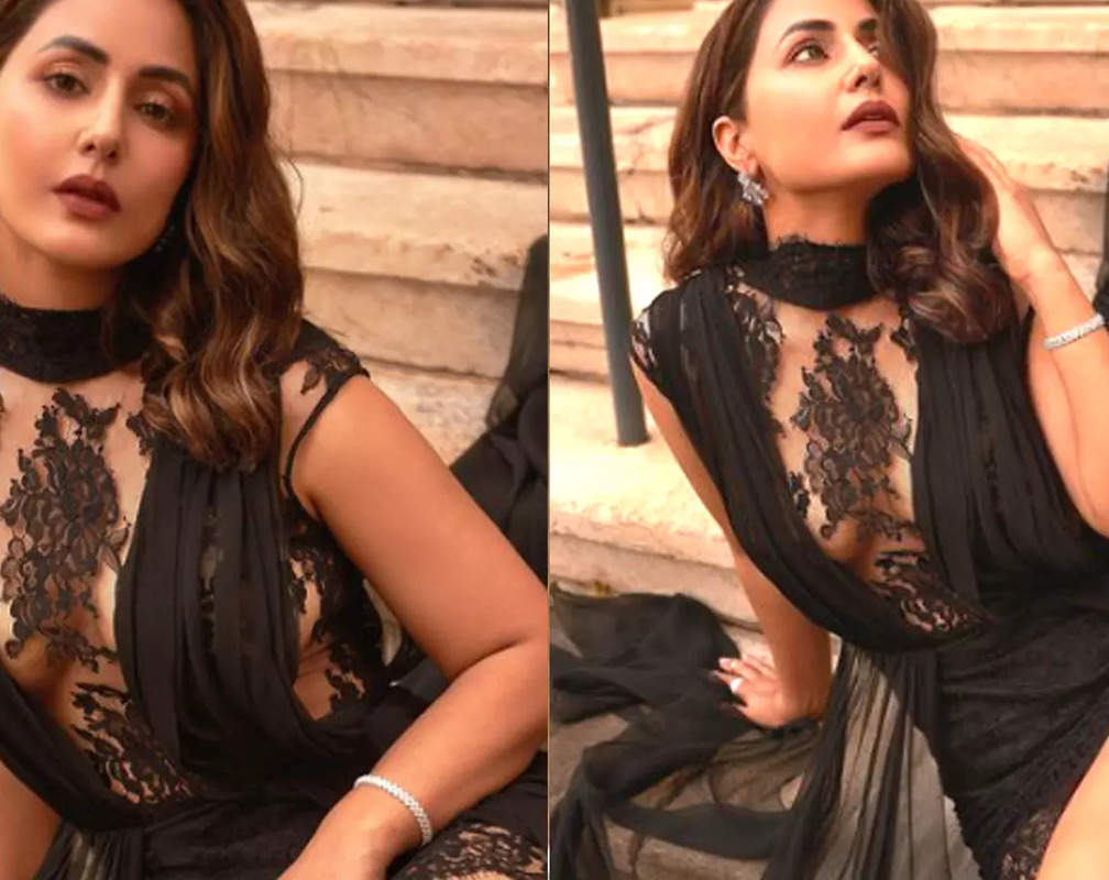
Cannes 2022: Hina Khan stuns in a glamorous black dress as she gears up for her second appearance
