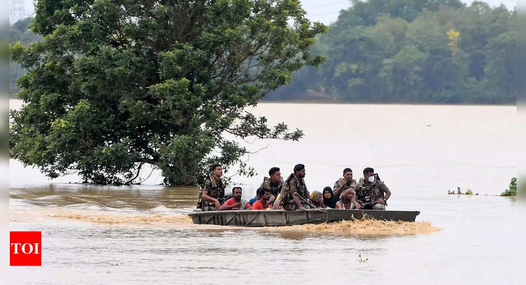 Floods: Assam airdrops food, Tripura eyes supply via Bangladesh