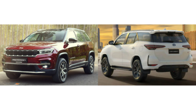 New Jeep Meridian Vs Toyota Fortuner: Prices, features, specs comparison