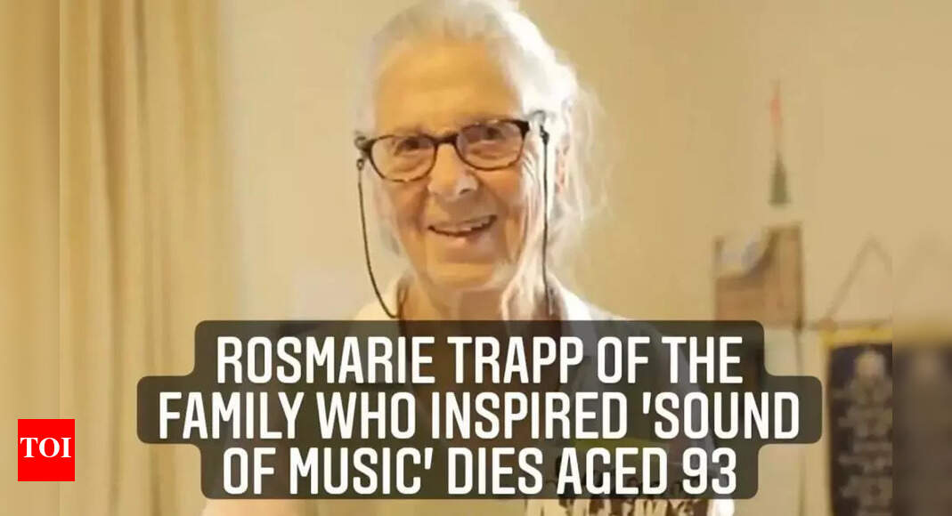 Rosmarie Trapp, whose family inspired 'Sound of Music,' dies English