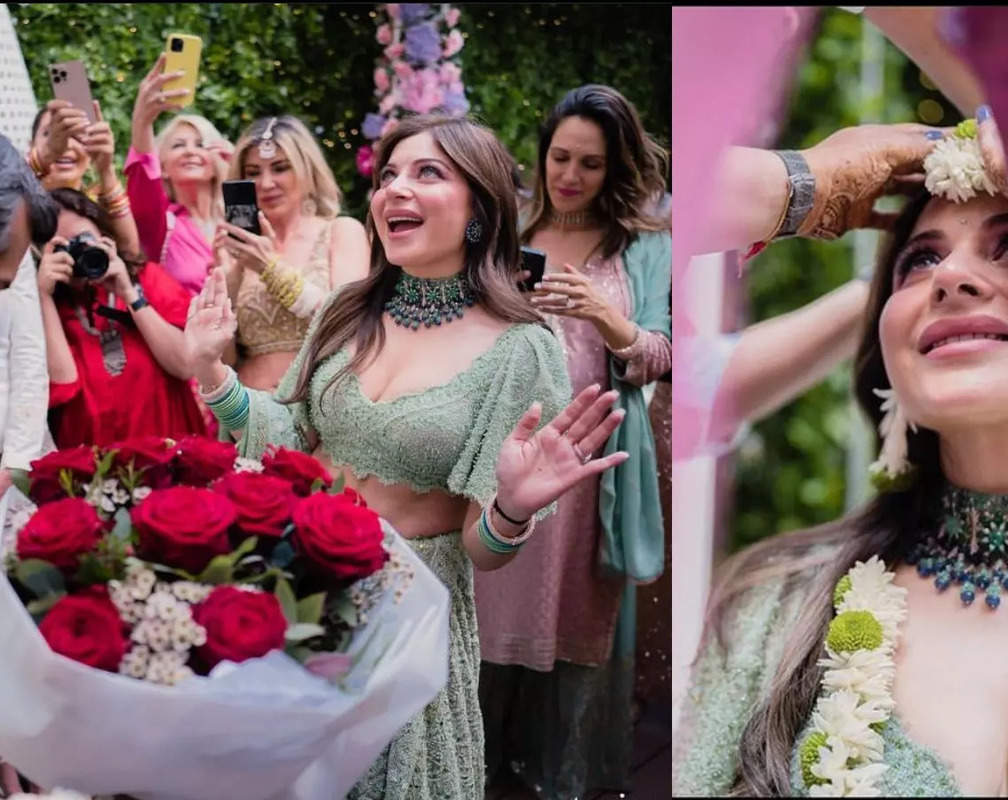 
'Baby Doll' singer Kanika Kapoor kick starts her wedding ceremonies with gala mehendi ceremony
