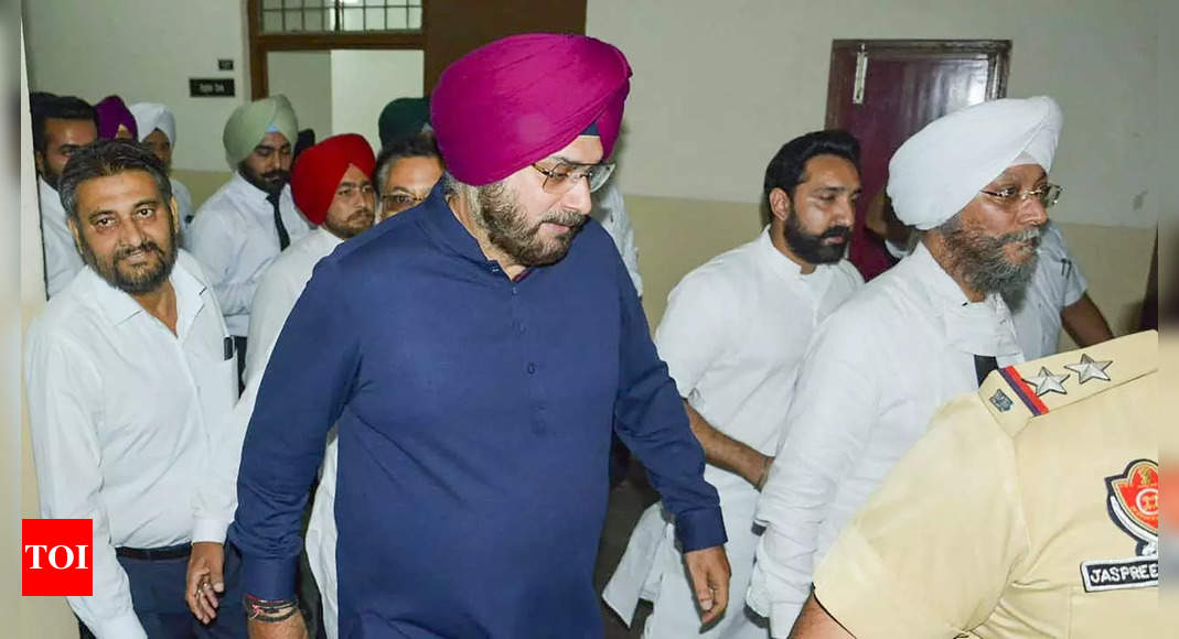 From Punjab Congress chief to Patiala jail: Navjot Singh Sidhu’s twist of fate | India News – Times of India