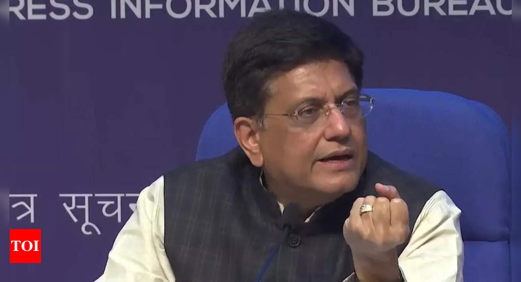 Piyush Goyal to lead team India at World Economic Forum in Davos – Times of India