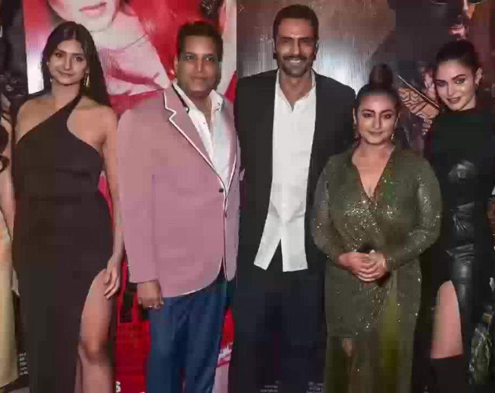 
Kangana Ranaut, Arjun Rampal, Divya Dutta attend Dhaakad premiere in Mumbai
