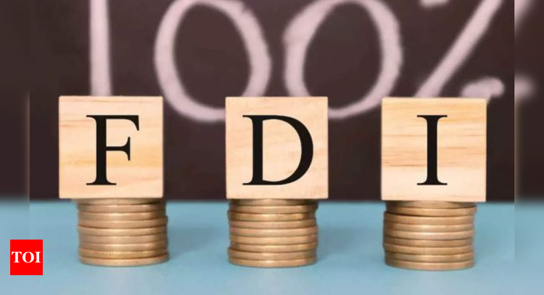 fdi:  FDI inflows at record despite slower growth – Times of India