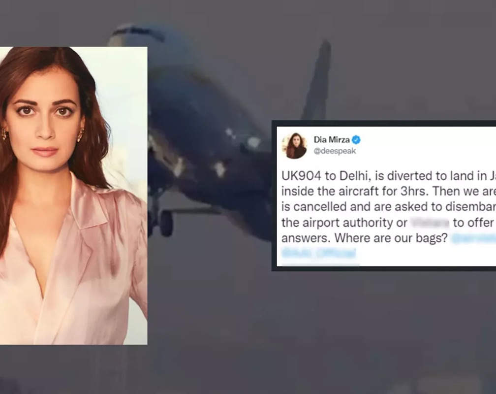 
Dia Mirza lashes out at an airline after her flight got cancelled: 'No one from the airport authority or airlines offered any help or answers'
