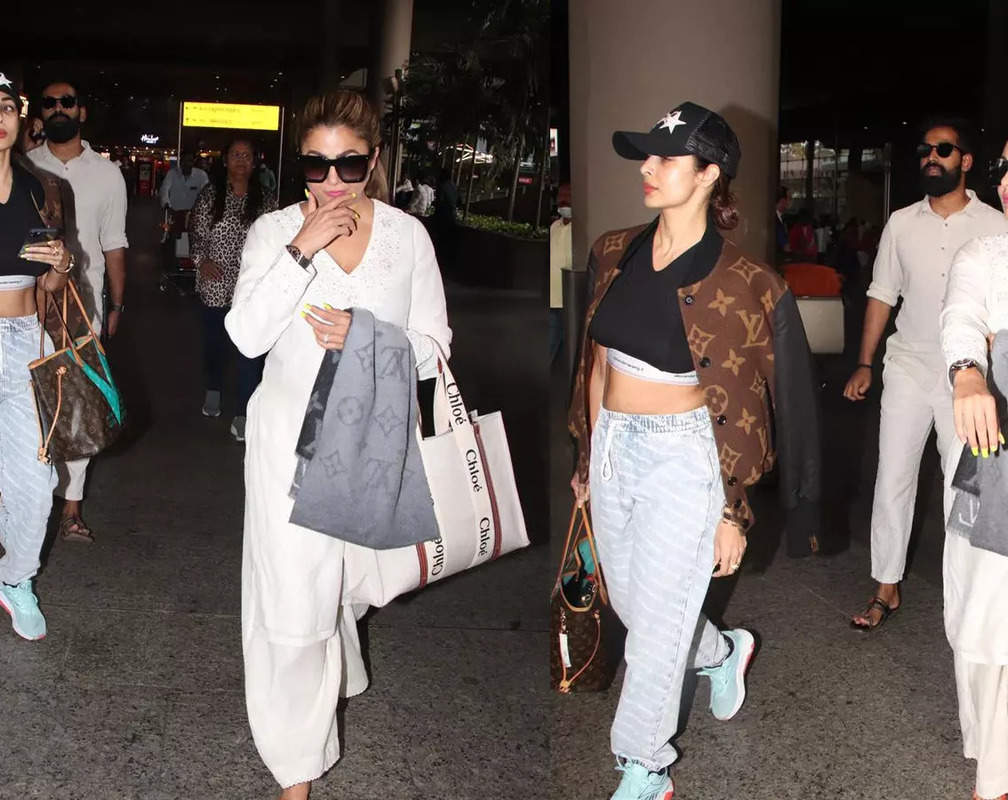 
Malaika Arora and sister Amrita Arora return from Rishikesh, get papped at airport
