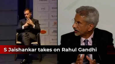 Jaishankar hits back at Rahul Gandhi over 'arrogant' remark, says 'change is reflection of confidence'
