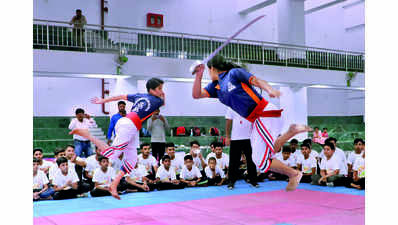 Martial arts display enthrals audience