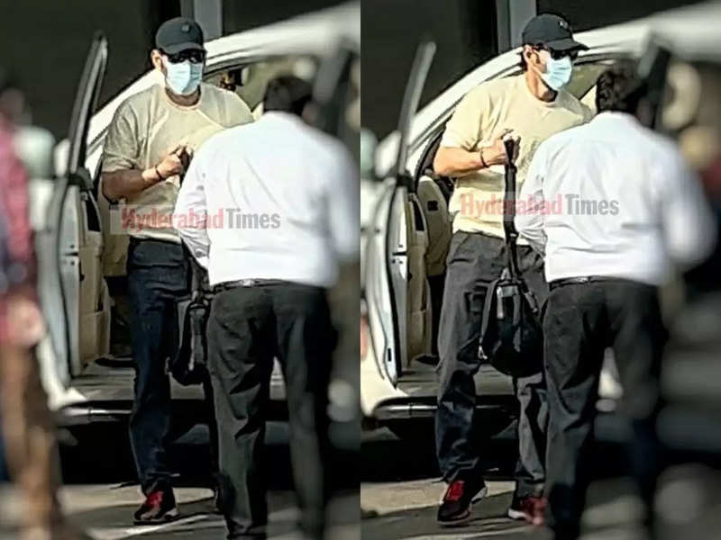 Spotted: Mahesh Babu opts for a comfy outfit as he heads out of the city