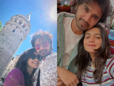 Hruta Durgule and husband Prateek Shah off to Istanbul for honeymoon
