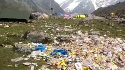 Uttarakhand: ‘Mountains of waste’ at Char Dham as pilgrims’ footfall sees steep rise