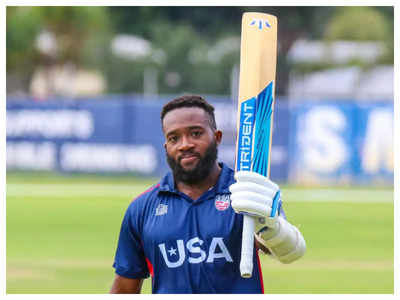 Happy to be in India because everyone loves cricket here: USA vice-captain Aaron Jones - Times of India