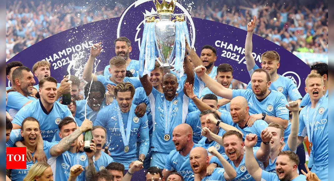 Man City fight back to beat Aston Villa and win Premier League title