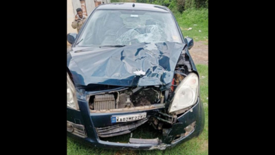 Bengaluru: Car hits moped, rider falls to death from KIA e-way