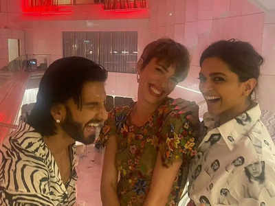 Ranveer Singh joins Deepika Padukone in Cannes; power couple share a laugh with fellow jury member Rebecca Hall