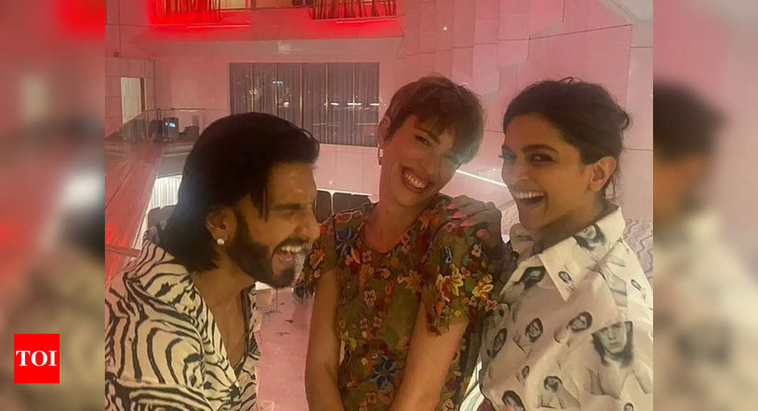 Ranveer Singh joins Deepika Padukone in Cannes; power couple share a laugh with fellow jury member Rebecca Hall | Hindi Movie News