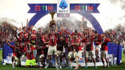 Diskret Ti ingen forbindelse AC Milan win first Serie A title since 2011 | Football News - Times of India