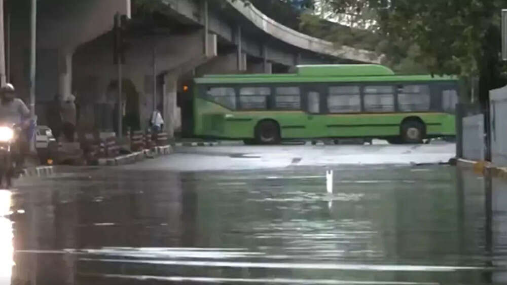 In pics: Trees uprooted, traffic hit after heavy rain in Delhi-NCR