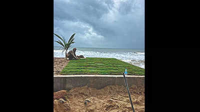 Kasaragod businessman pitches solution for sea erosion