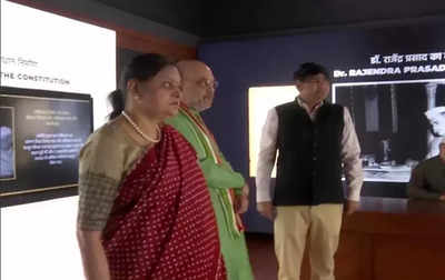 Amit Shah visits Pradhanmantri Sangrahalaya in Delhi
