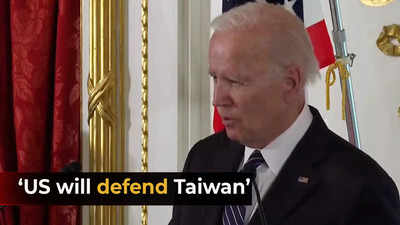Biden says 'Yes' when asked if willing to defend Taiwan from China